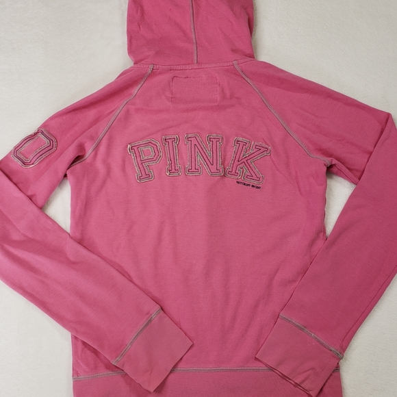 Victorias Secret Pink medium varsity hoodie medium - Picture 5 of 7